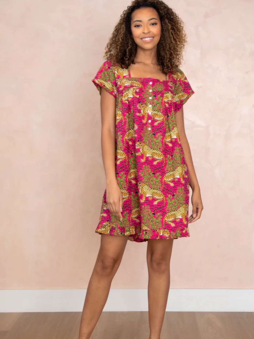 Printfresh Sleep Shirt in Tiger Queen Nightgown Size‎ L